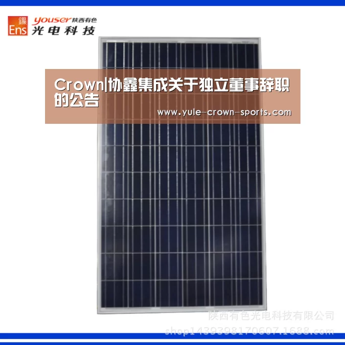 Crown|协鑫集成关于独立董事辞职的公告(图1) 皇冠体育